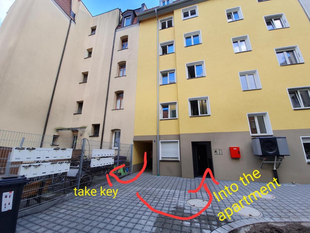 Private Studio mit eigene Küche und Bad Nürnberg Exterior foto